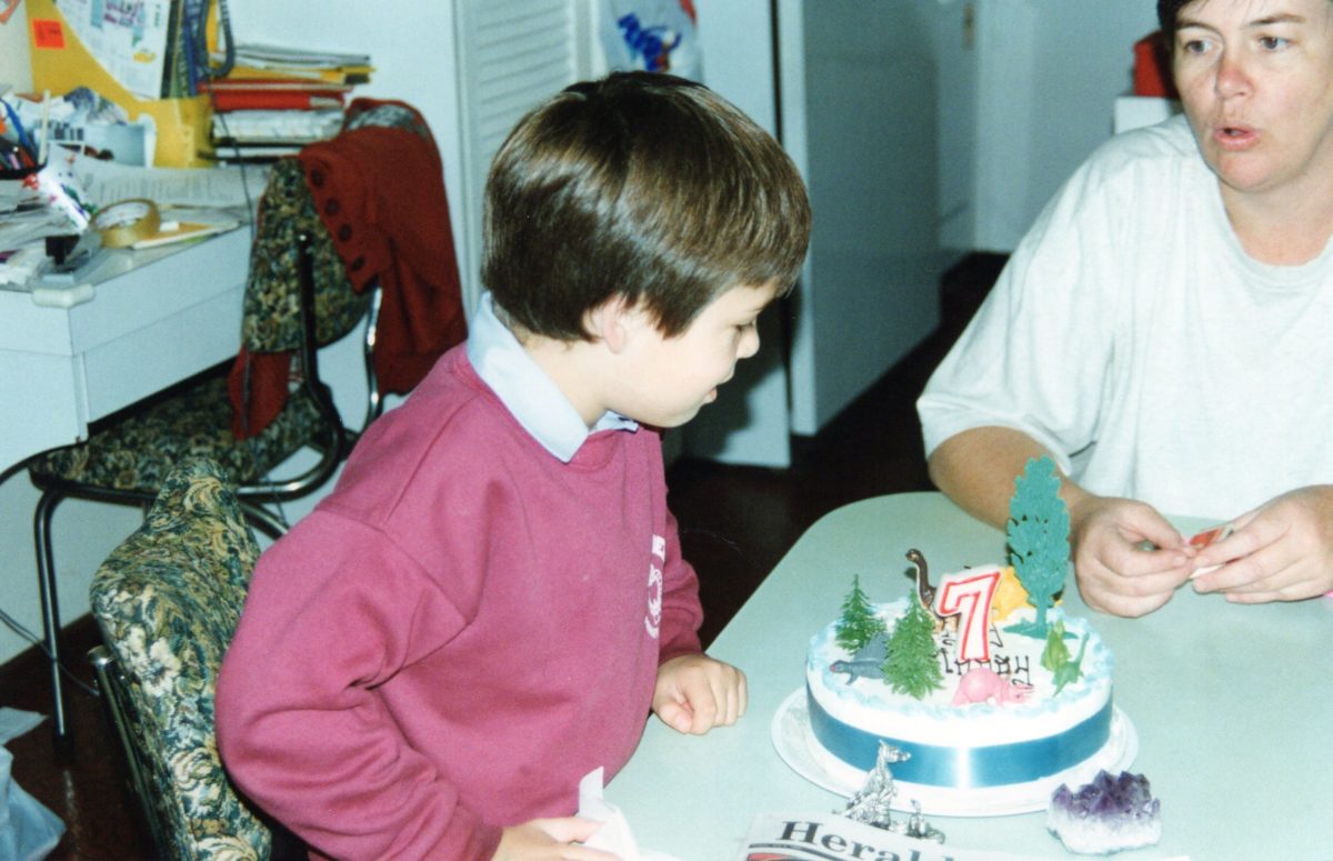 7th birthday dinosaur toy cake