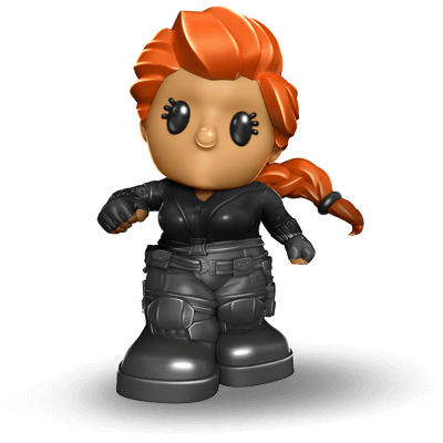Black Widow Ooshie