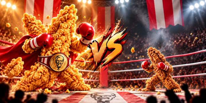 Crispy Chicken Showdown_ VS in the Ring