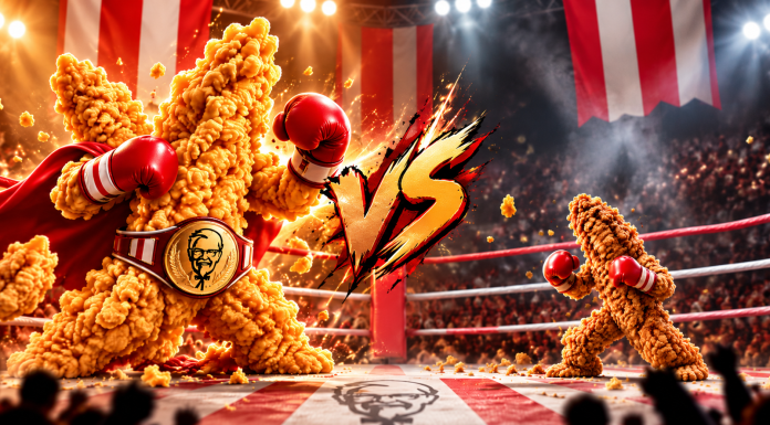 KFC Australia has updated their Chicken Tenders. But they’re still no Crispy Strip. Crispy Chicken Showdown_ VS in the Ring