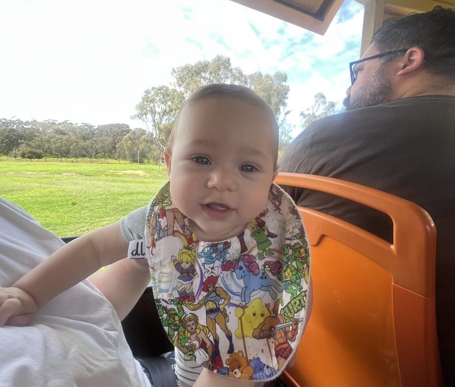 alex on werribee bus tour