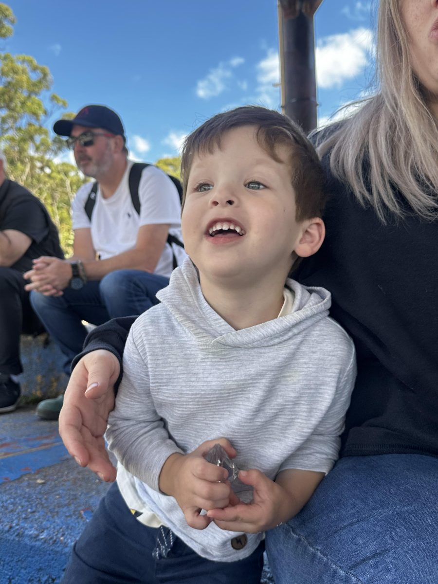 charlie watching jousting
