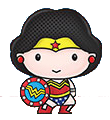 coles superhero builders Vintage Wonder Woman