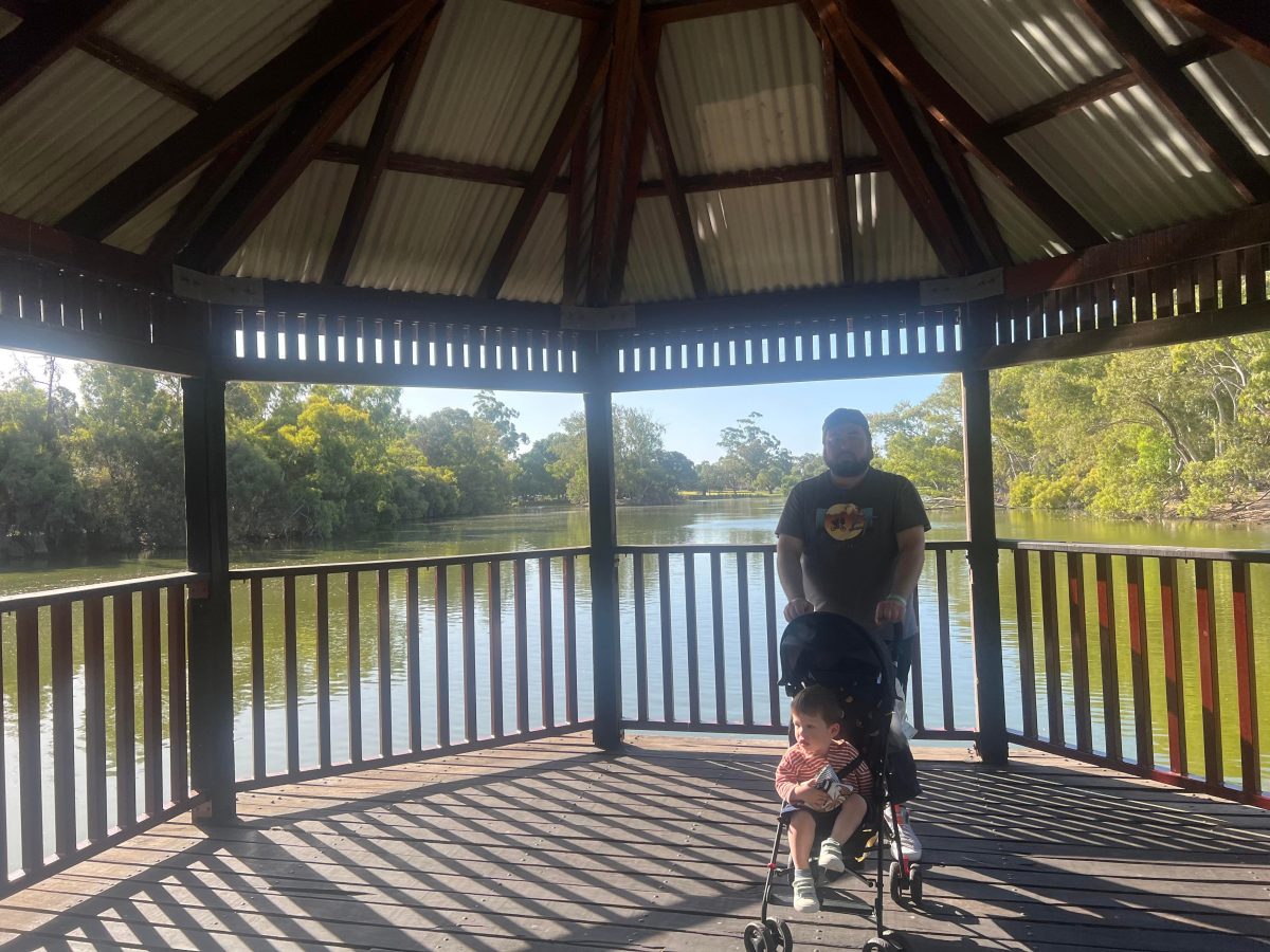 gazebo at tomato lake
