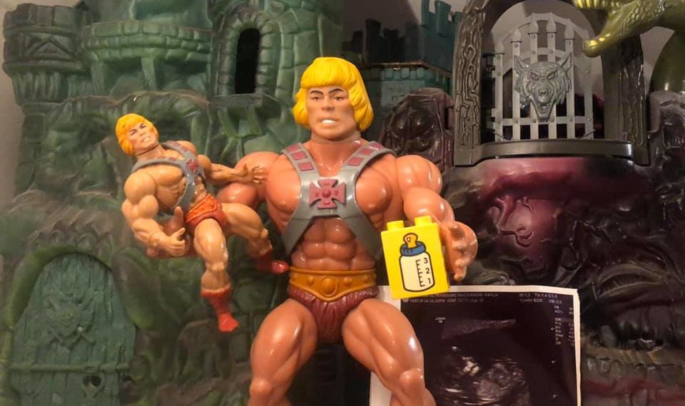 he-man masters of the universe baby announcement
