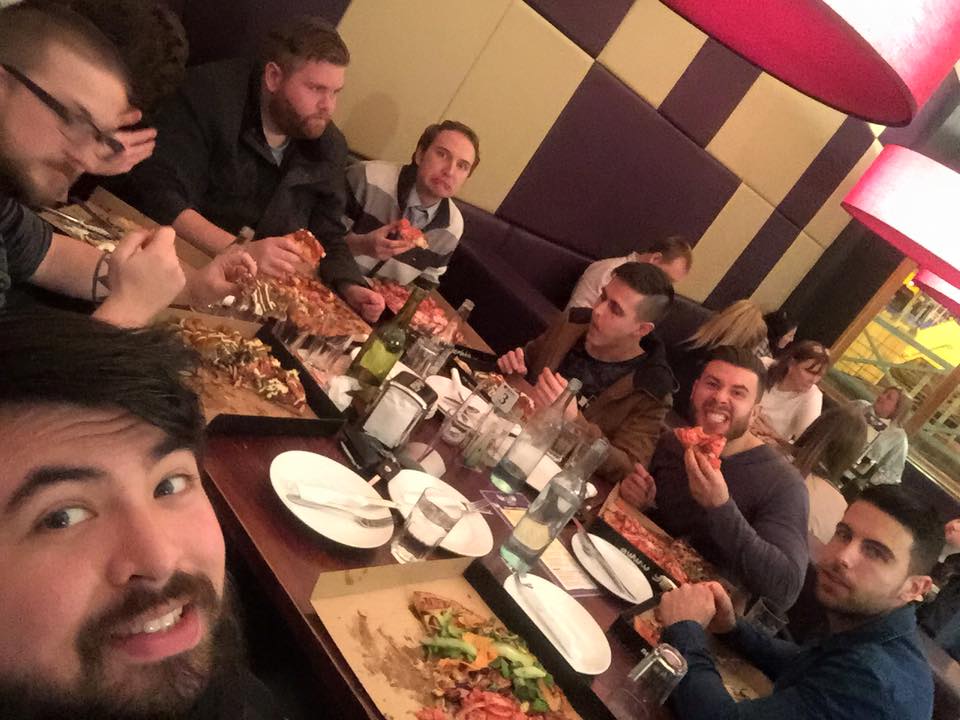 keith and friends at the mad moose in yarraville in 2015