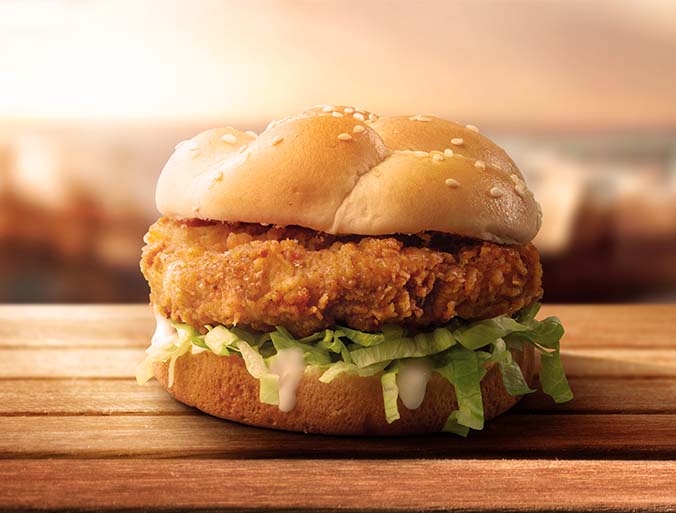 kfc original recipe burger