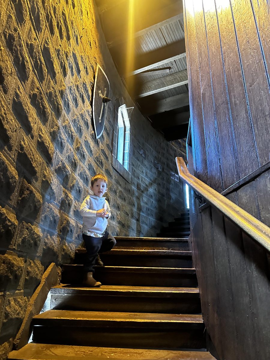 kryal castle spiral stairs