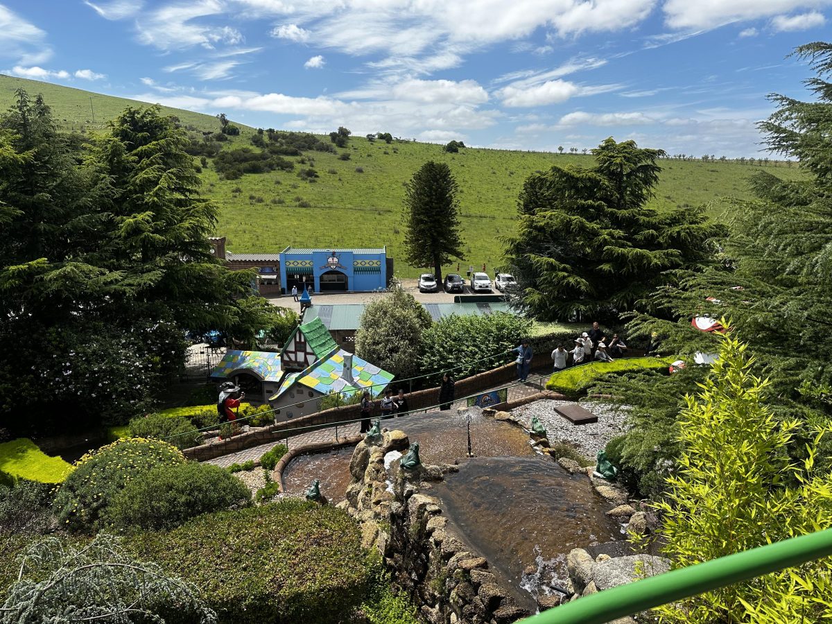 looking down over fairy park