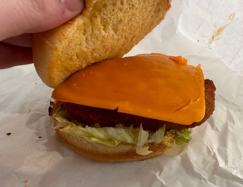 lord of the fries stinger burger cheese