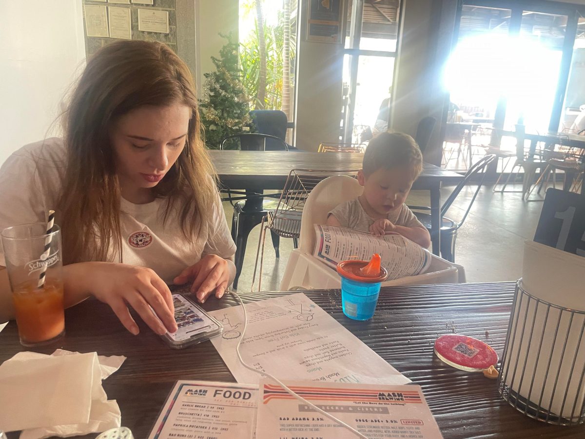 lunch at mash brewing perth