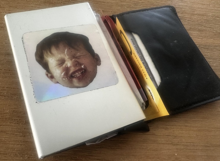 my wallet sticker