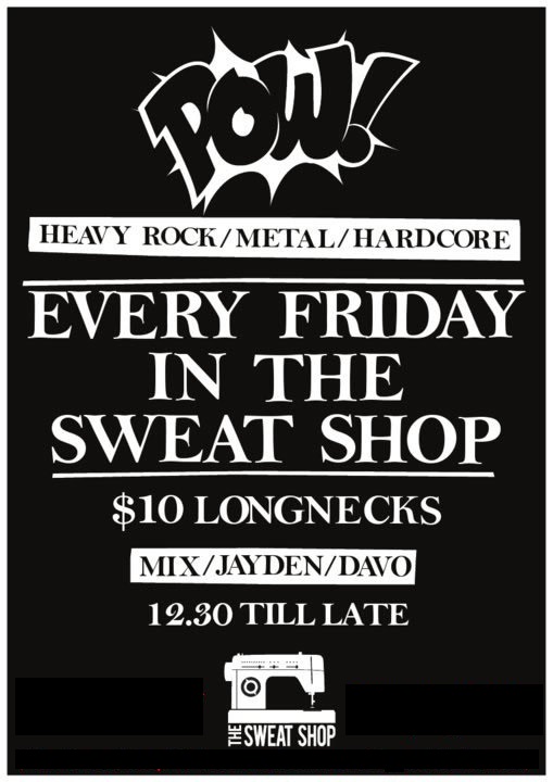 pow metal room hardcore 2010