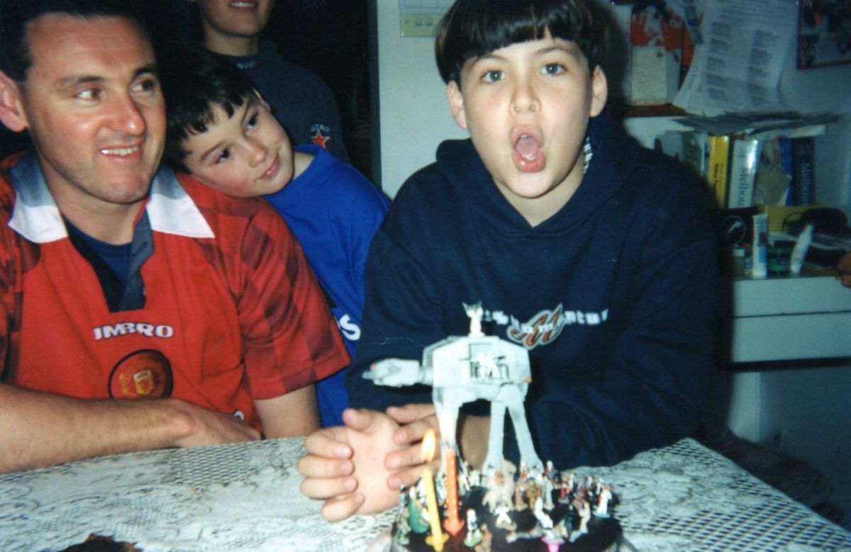 star wars birthday cake micro machines