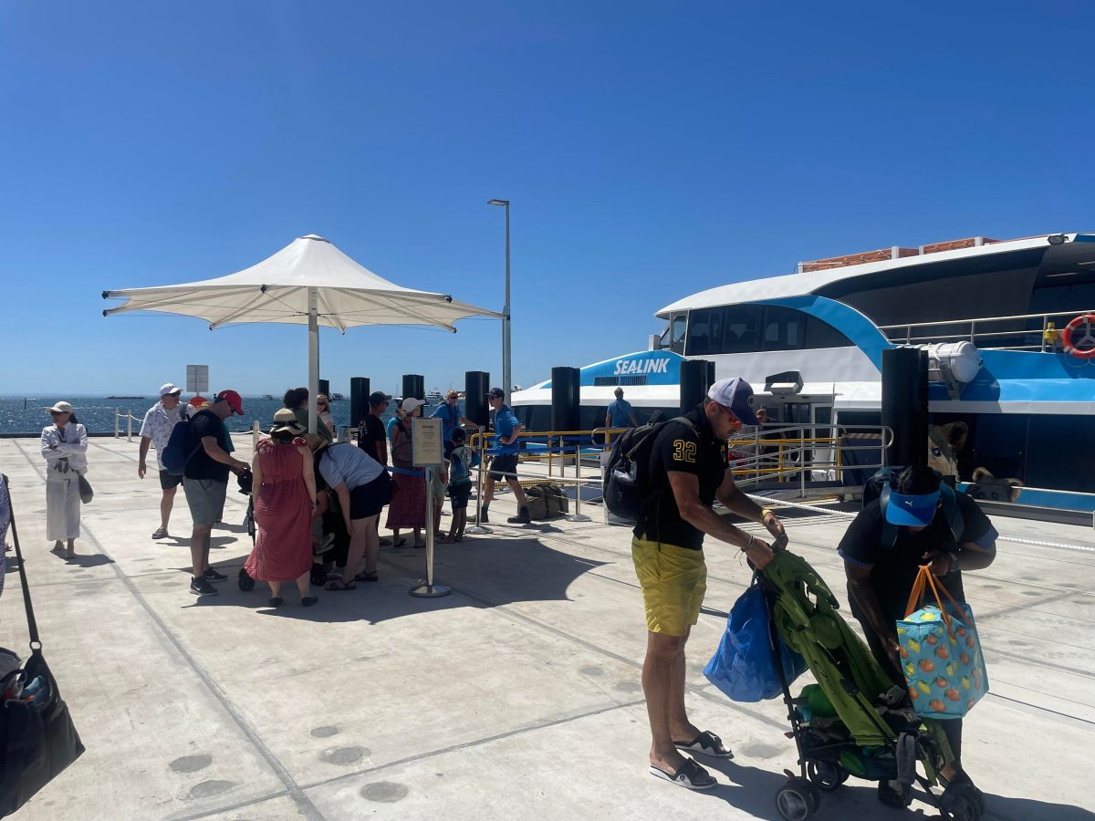 the dock at rottnest island