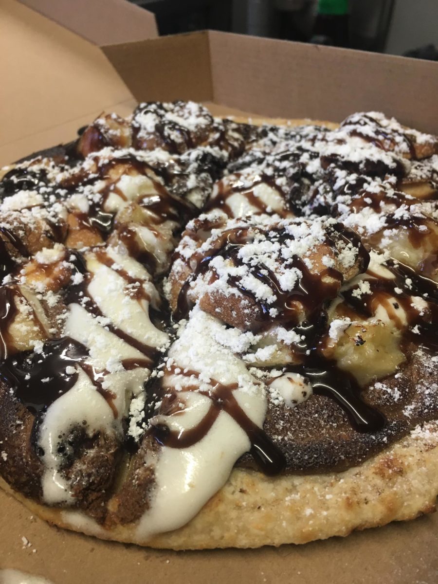 the mad moose yarraville choc-chimp pizza