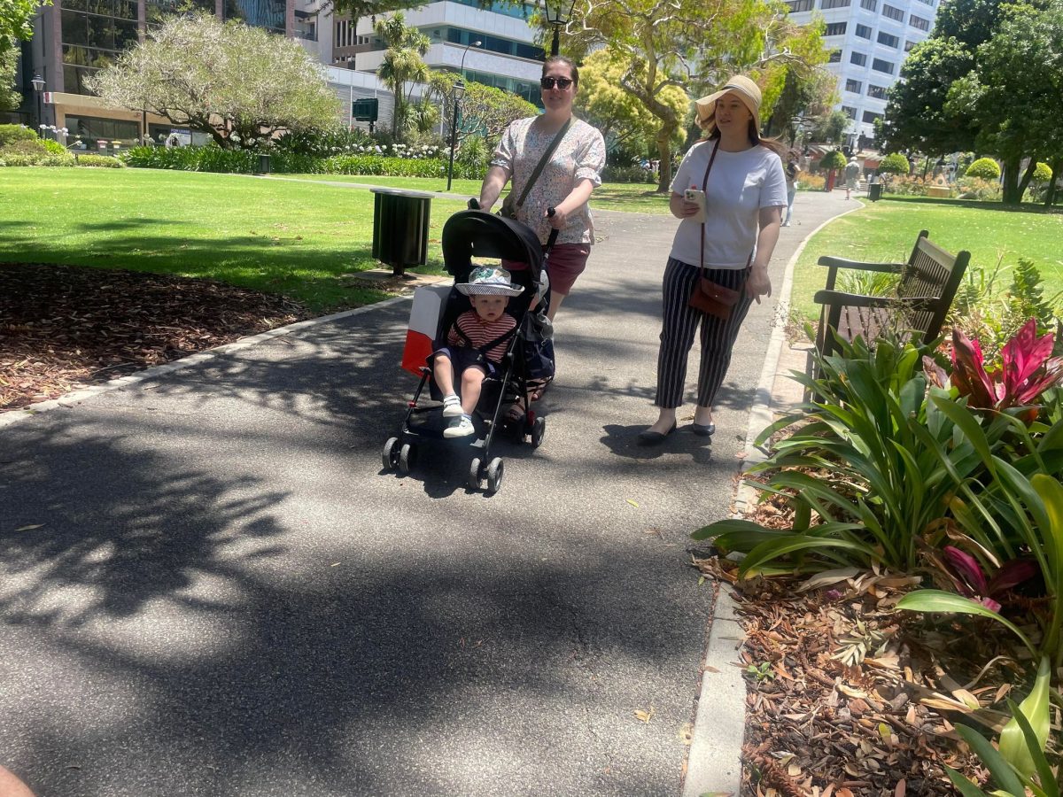 walking in stirling gardens perth