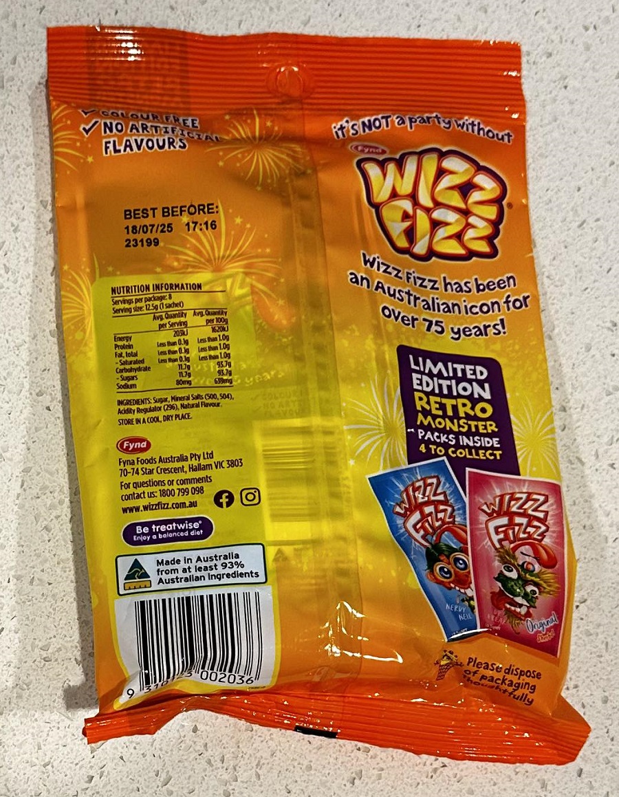 Wizz Ruff Wizz Fizz 75 Years - Limited Edition Retro Monster Packs